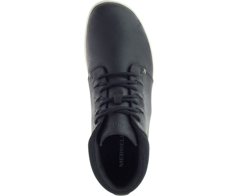 Merrell Boots Black - Freewheel 2 Chukka - Mens 08UAFBNYS